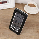Digital Wireless Indoor/Outdoor Thermometer Clock Temperature Meter LCD â„ƒ/â„‰ OZ