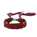 Boho Braided Rope Bracelet Ethnic Woven Charm Bangle Jewelry Gift (Style 2) A