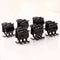 Girls Fashion Black Plastic Mini Hairpin 6 Claws Hair Clip Clamp for Ladies Top