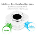 2 in 1 CO Smoke & Carbon Monoxide Detector Alarm for Smart Home Alarm Secur A3C6