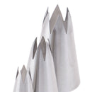 3Pcs Premium Stainless Steel Piping Nozzles Russian Pastry Tips Decorating To3C