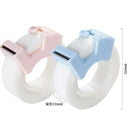Transparent Masking Tape Blue/Pink Student Writing Copy Tape with Tape Cutt lj