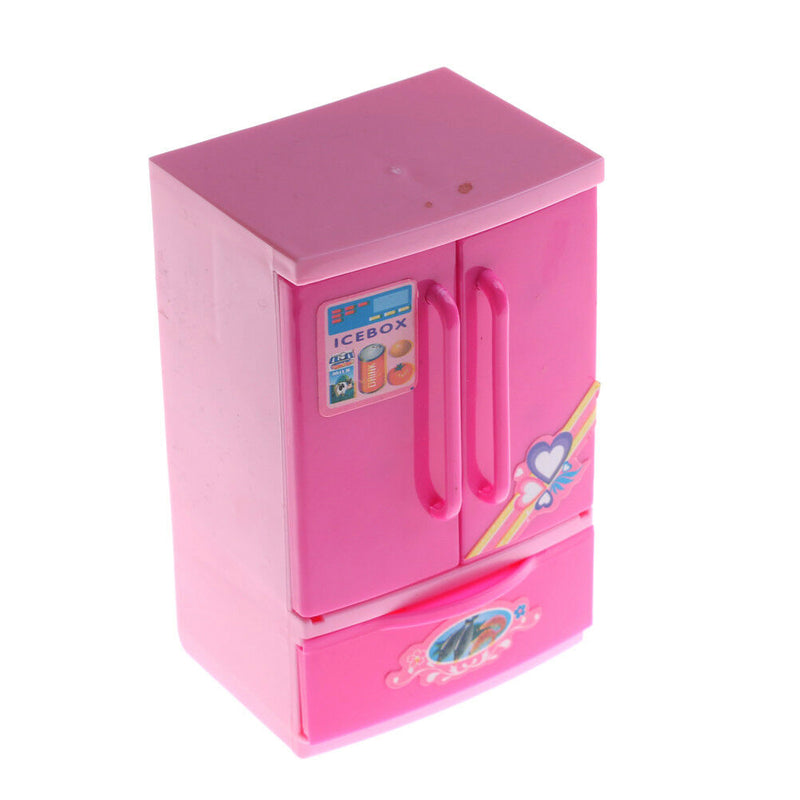 Simulation Home Kitchen Toys Kids Children Play House Refrigerator Gift LJ