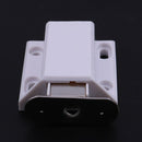 White Push To Open Magnetic Door Drawer Cabinet Catch Touch Latch D6R1