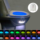 16 Colors LED Toilet Night Light PIR Motion Sensor USB Toilet Bowl Lamps