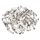 60pcs DIY Brooch Findings Pin Back Base Settings For Badge Corsage