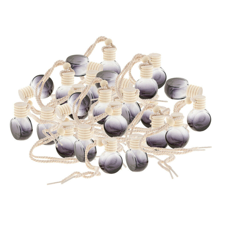 25x Fragrance Bottle Dispenser Holder With Rope 10ml For Car Ornament Ball