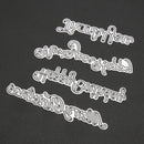 4pcs Scrapbook DIY Album Card Paper Card Maker Metal Die Cutting A