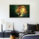 5D DIY Full Drill Diamond Painting Sunrise Boat Cross Stitch Embroidery Kit