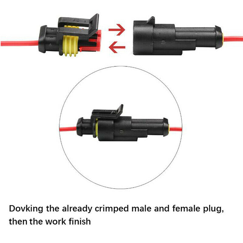 352pcs HID Waterproof Connectors 1/2/3/4 Pin 26 Sets Car Electrical Wire  PS Hn