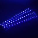 4x Blue 12 LEDs 30cm 5050 SMD LED Strip Light Flexible Waterproof 12V DIY Car