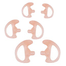 6Pieces Silicone Soft Ear Bud For Covert Acoustic Tube Earpiece For  2 Way Radio