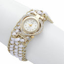 Duoya Brand Watch Women Bracelet Heart Fashion Watch Quartz Wristwatch Cloc