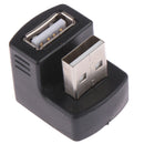90 degree 180 degree USB 2.0 A male to female m/f converter adapter connector Gw