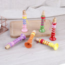 Baby wooden flute whistle toys educational toys kids musical instrument BX
