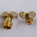 Brass Spray Misting Nozzle Garden Sprinklers Fitting Hose Water Connector,  X7Z3