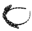 Black Cutely Rabbit Ear White Polka Dot Bowknot Alice Headband/Headwrap +Ke