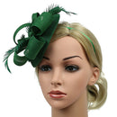 Women Chic Feather Fascinator 1920s  Headdress Bridal Race Church Hat