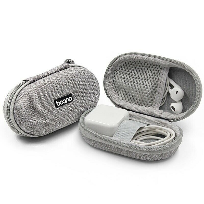 baona Eva Oxford Hard Zipper Mini Earbuds Earphone Case Bluebuds Case In-Ea M8K1