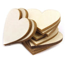 50pcs 30mm wood heart decorations for DIY decoration S4E5