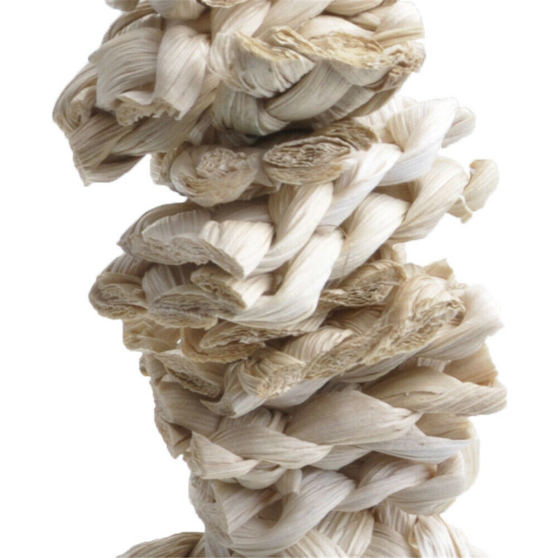 Parrot Bird Toys Chewing Bite Cage Hanging Bell Swing For Pet Birds Straw Toys