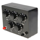 Black Resistance Box Iron Variable Decade Resistor Resistance Box 0-9999.9