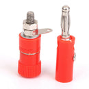 10x 4mm Insulated Metal Banana Male Plug Audio Speaker Socket Jack New
