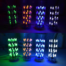 LED Light Cube DIY Kits Electronic Tower White LED Display, 32 White LEDs