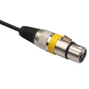 30Cm 3Pin Xlr Male to 2 Xlr Female Audio Extension Cable Y Splitter for Mic T1D4