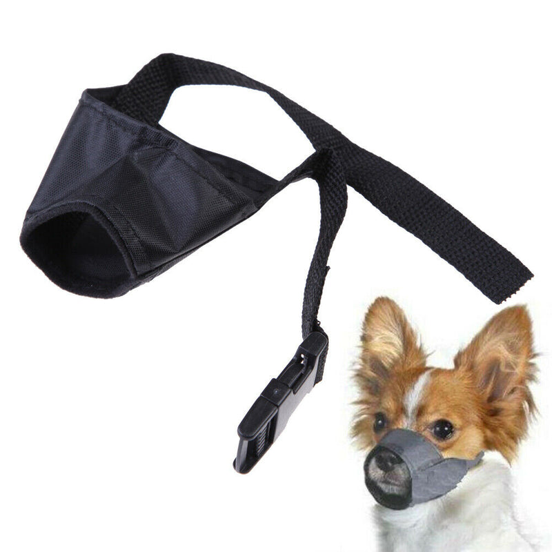 New Adjustable Dog Grooming Muzzle Nylon No Bark Biting NO.1 Size  A
