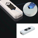 USB Rechargeable Electric Battery Flameless Lighter Windproof Random U6I6