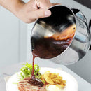 10x15cm Stainless Steel Oil Soup Separator Strainer Kitchen Pot Cook Q4M4