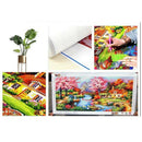 5D Diy Diamond Painting Water Drop Landscape Full Circular Diamond Embroide