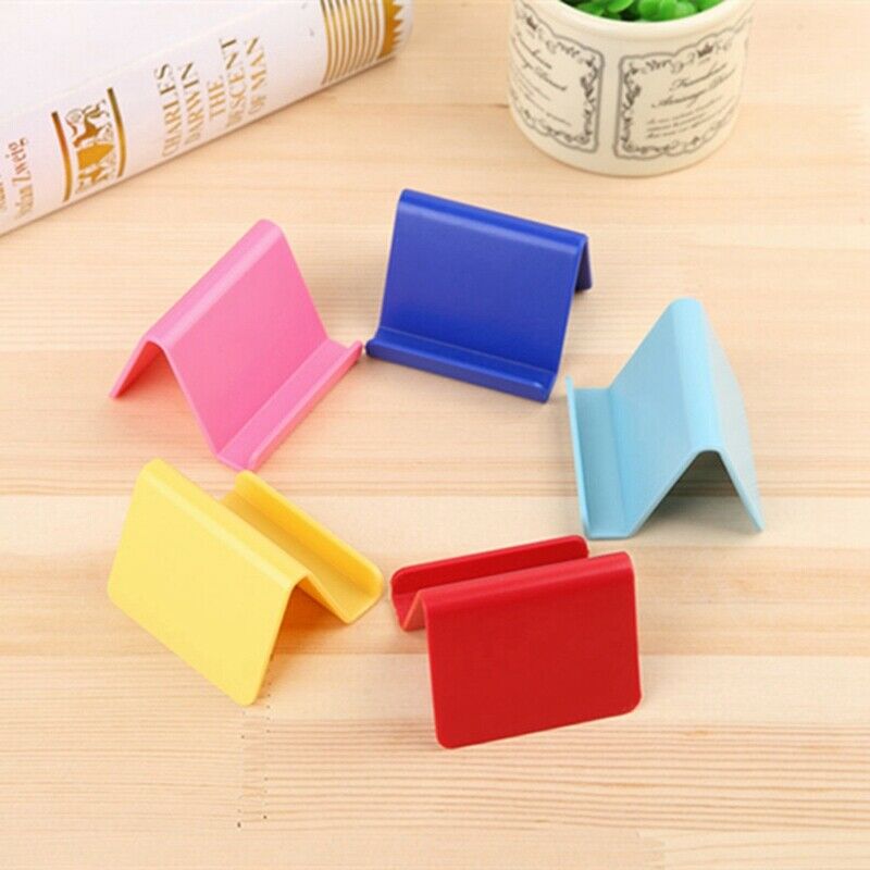 4X(Universal Plastic Phone Holder Stand Base Smartphone Mobile Phone BrackeO9L9)