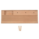 Hardwood Quilting Patchwork Ruler Rack with Spool Holder and Space to Store R9E8