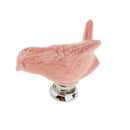 3 x Cute Bird Ceramic Drawer Kitchen Cabinet Cupboard Pull Handle Door Knob Pink