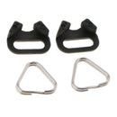 Universal Strap Triangle Split Ring Hooks Lug with Holder Caps 10mm for DSLR