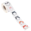 500pcs/roll animal Stickers for seal labels gift panda Packaging StickersB Kw