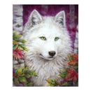 5D DIY Full Drill Diamond Painting Watching Wolf Cross Stitch Embroidery