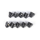 10PCS a lot Flashlight Torch Part Round Push Button Switch Black MO