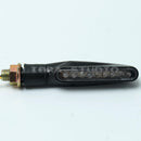 4PCS Motorcy Universal Black Shell Turn Signal 9 LED Indicator Blinker Light CYX