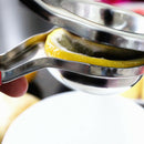 Stainless Steel Non-slip Plastic Handle Manual Lemon Squeezer red