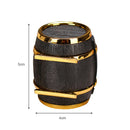Beer Barrel Jewelry Gift Box Travel Women Studs Showcase Ring Display Case