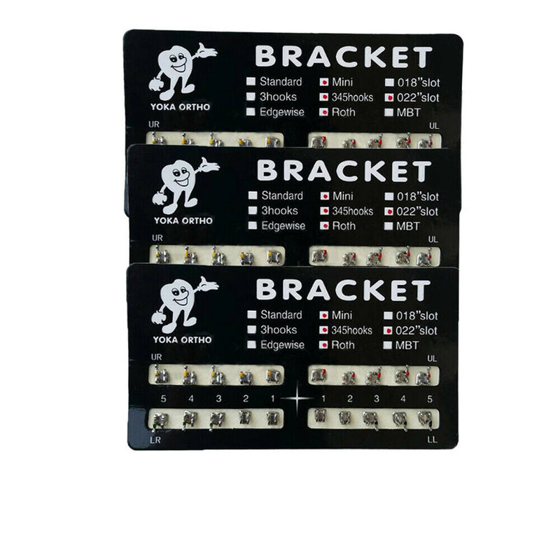 1 Pack Metal Dental Orthodontic Brackets Braces Roth Slot.022 3-4-5 Hooks Tool