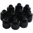 10 Pcs 50ML Empty Dropper Bottles Liquid Needle Tip Cap PET Black B5F8