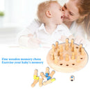 Wooden Memory Match Stick Chess Game Puzzle Toys Kids Early Learning Toys