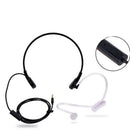 1pin 3.5mm Throat Mic Microphone Covert Acoustic Tube Earpiece Headset For P4O4