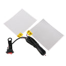 New 12V Motorcycle Grip Heated Throttle Pads Handlebars ATV Scooter Grips Heater