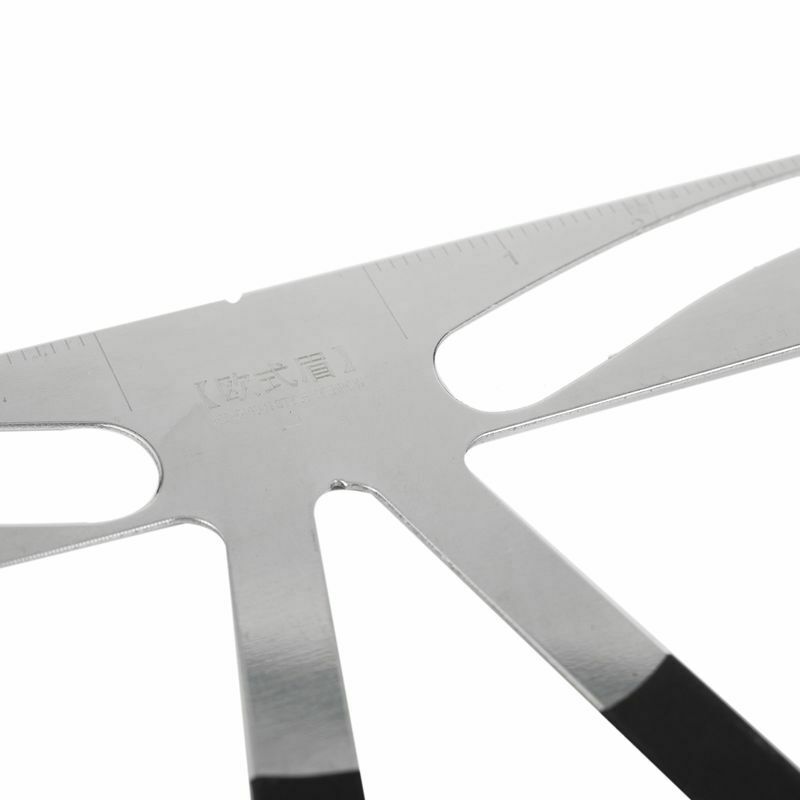 Eyebrow Stencil Ruler for Eyebrows Enhancer Permanent Tattoo Eye Brow Tools M6L4