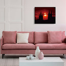 Hand Painted Artwork Frameless DIY Fantasy Sunset Painting By Numbers Decor